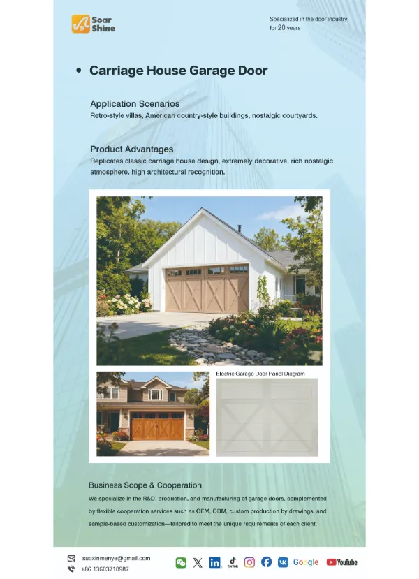 Гаражные ворота для каретного сарая