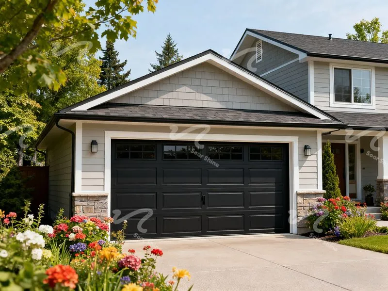 Штампованные гаражные ворота