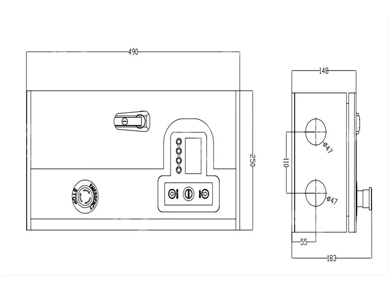 Промышленный открыватель подвесных дверей