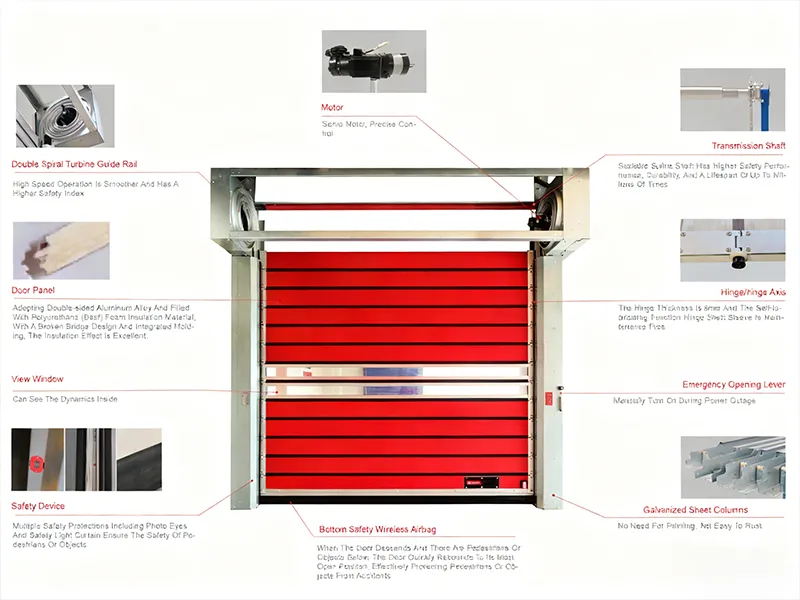Вращающаяся дверь высокоскоростной турбины